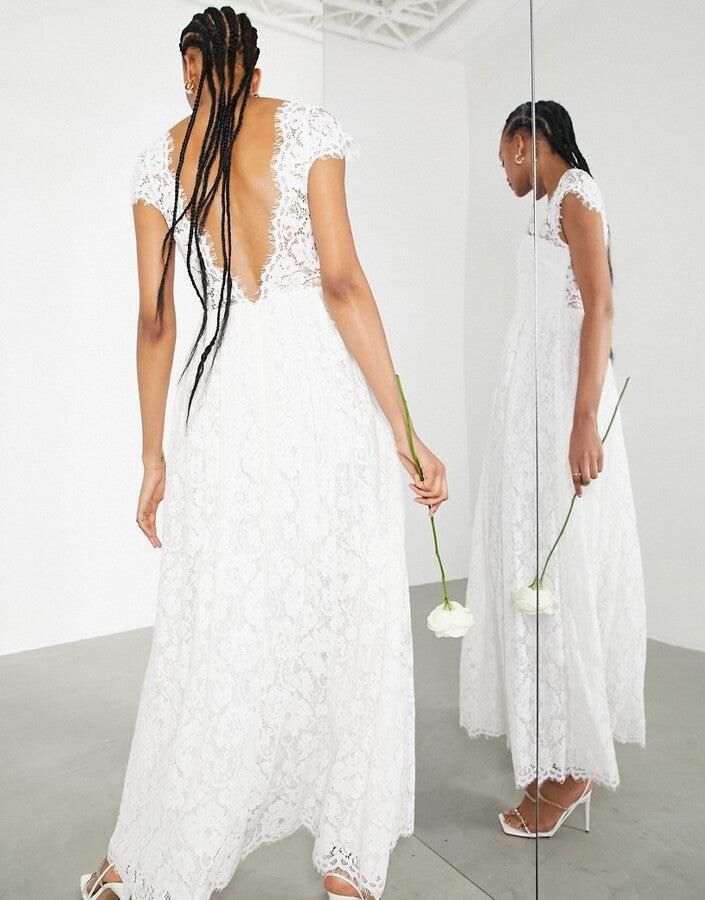 Asos Edition Women's White Dress ANF2099