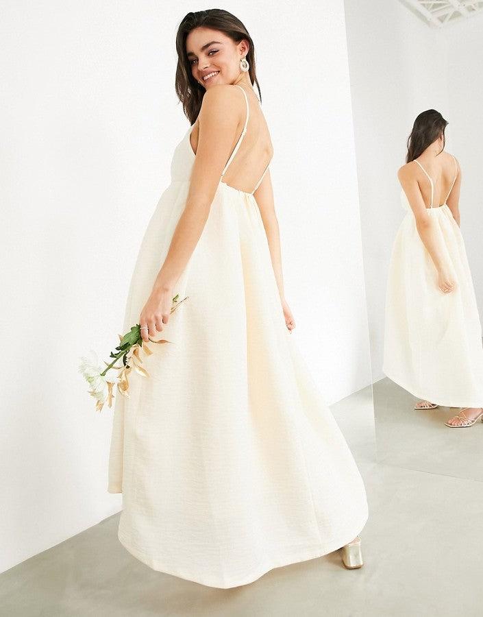 Asos Edition Women's Apricot Dress ANF929