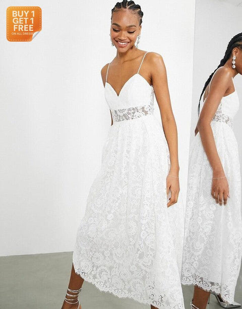 Asos Edition Women's White Dress ANF932