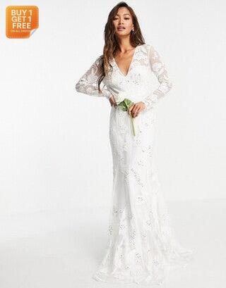 Asos Design Women's White Dress ANF942