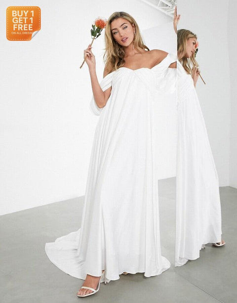 Asos Design Women's White Dress ANF914