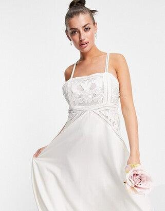 Asos Design Women's White Dress ANF919