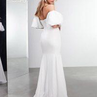 Asos Design Women's White Dress ANF923