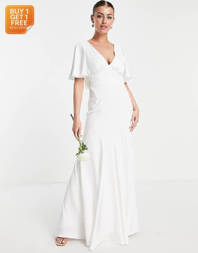 Asos Edition Women's White Dress ANF2098