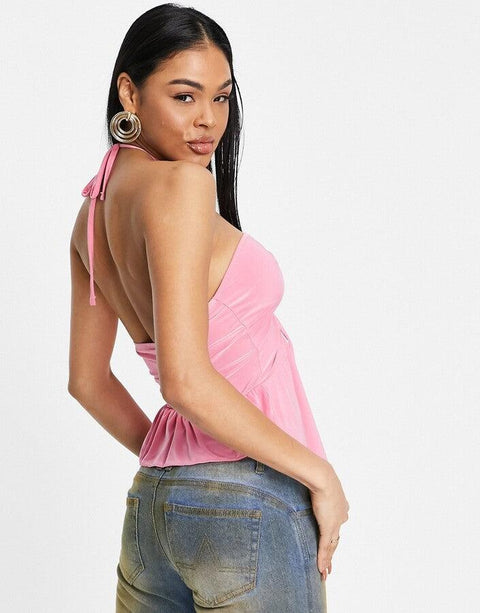 ASYOU Women's Pink Blouse ANF1984