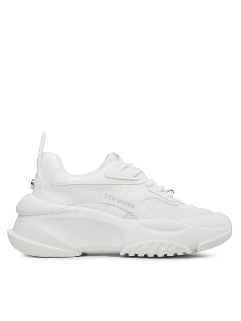 Steve Madden Women's White Belissimo Sneakers | Steve Madden In Lebanon