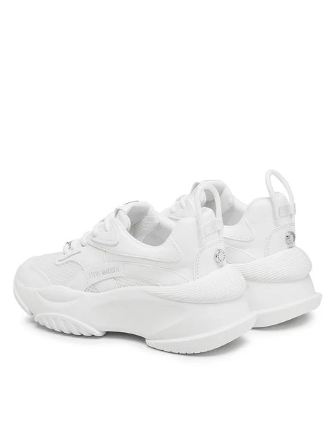Steve Madden Women's White Belissimo Sneakers | Steve Madden In Lebanon