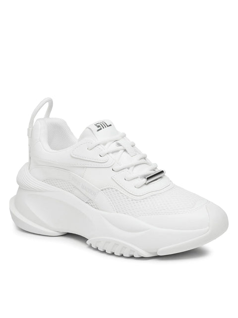 Steve Madden Women's White Belissimo Sneakers | Steve Madden In Lebanon