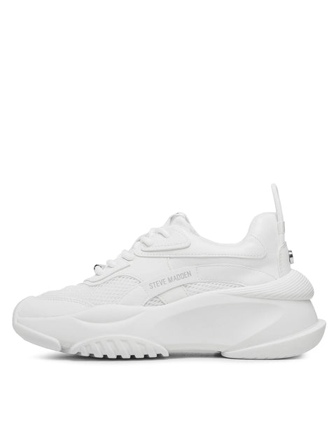Steve Madden Women's White Belissimo Sneakers | Steve Madden In Lebanon