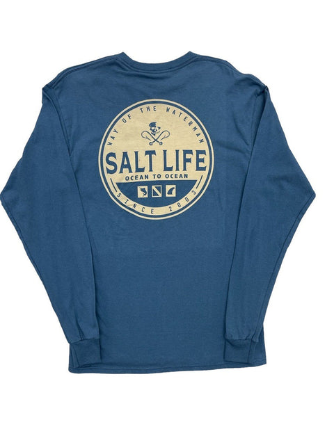 Salt Life Men's Petrol Sweatshirt ABF781 shr
