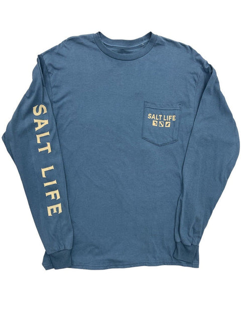 Salt Life Men's Petrol Sweatshirt ABF781 shr