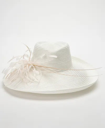 August Hats Women's Off White Large Romantic Profile Dressy Hat | August Hats In Lebanon
