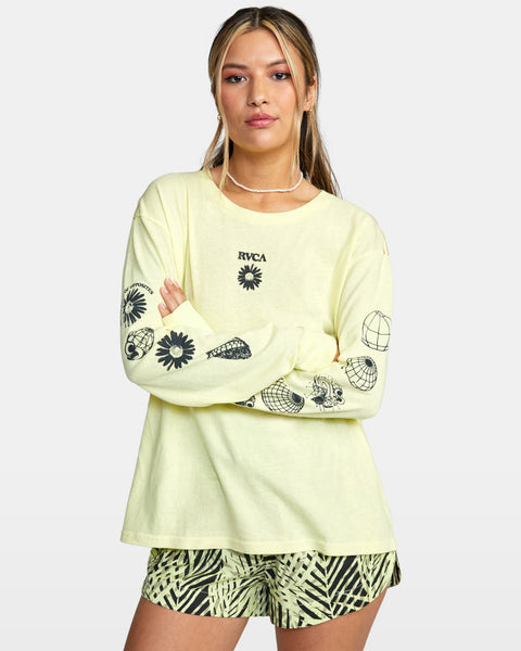 RVCA Women's Light yellow Blouse ABF1472