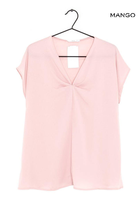 Mango Women's Pink Sleeveless Top| Mango in Lebanon