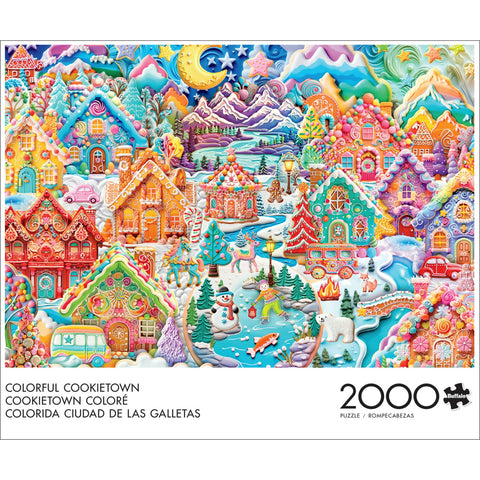 Buffalo Games 2000-Piece Colorful Cookietown Interlocking Jigsaw Puzzle | Buffalo Games In Lebanon