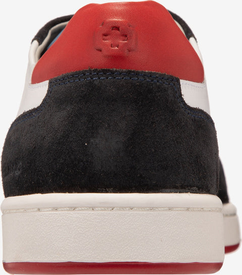 Strellson Men's White & Navy Stripe Evans Sneakers | Strellson In Lebanon