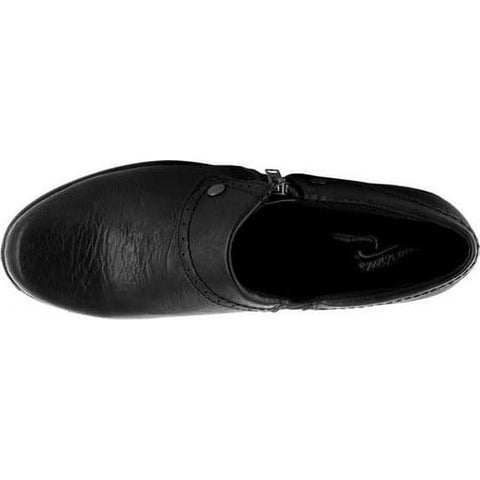 Easy Street Women's Black Leather Darcy Casual Shoes | Easy Street In Lebanon