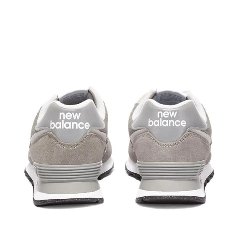 New Balance Men's Gray & Silver 574 Sneakers | New Balance In Lebanon