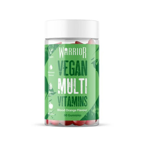 Warrior Vegan Multi-Vit Orange Flavour Gummies 60Pcs