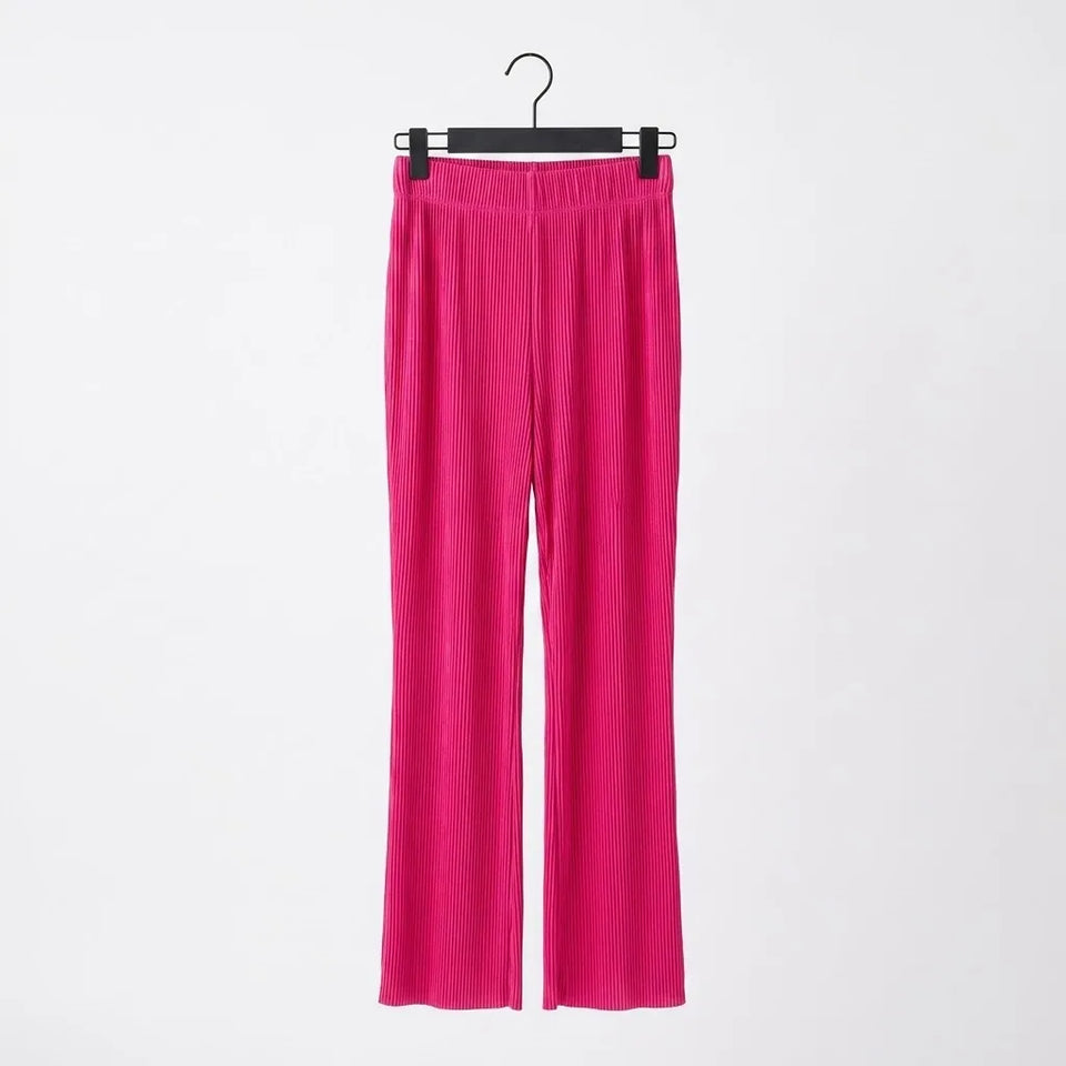 Sinsay Women's Fuchsia Wide Leg pant