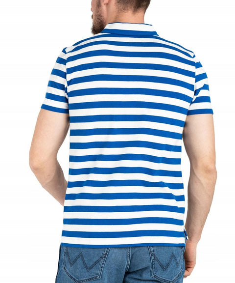 Wrangler Men's Blue & White Striped T-Shirt | Wrangler In Lebanon