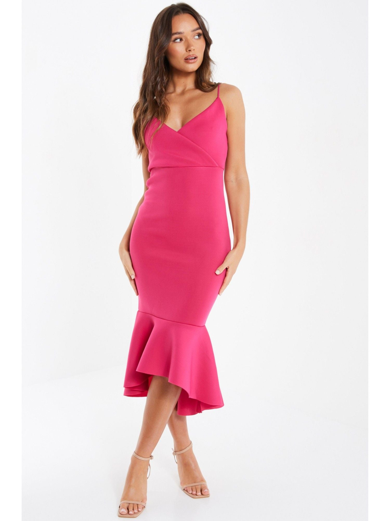 Quiz Women's Pink Dress UJCFR FE493(SHR)