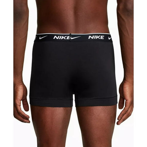 Nike Men's Black Dri FIT Cotton Stretch Trunk - 3 Pack Boxer  | Nike In Lebanon