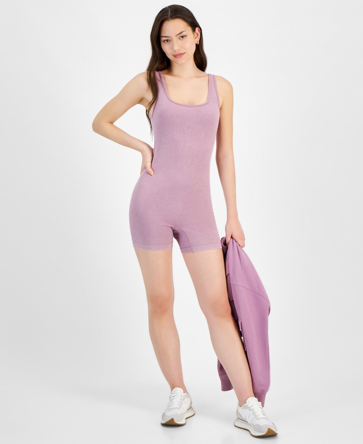 Hippie Rose Women's Valerian Seamless Square-Neck Romper | Hippie Rose In Lebanon