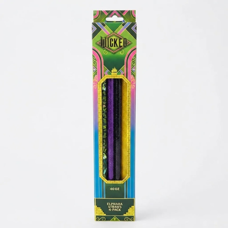 A 40 oz pack of 'Dicked' Elmer's Slicks 3-pack, featuring three glittery taper candles in purple, gold, and black, packaged in a colorful retro-themed cardboard sleeve.