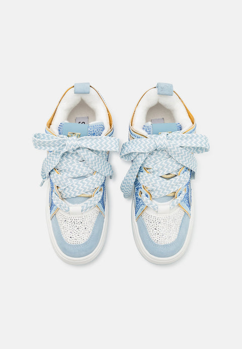 Steve Madden Women's Blue Synthetic Roaring-R Sneakers |Steve Madden In Lebanon