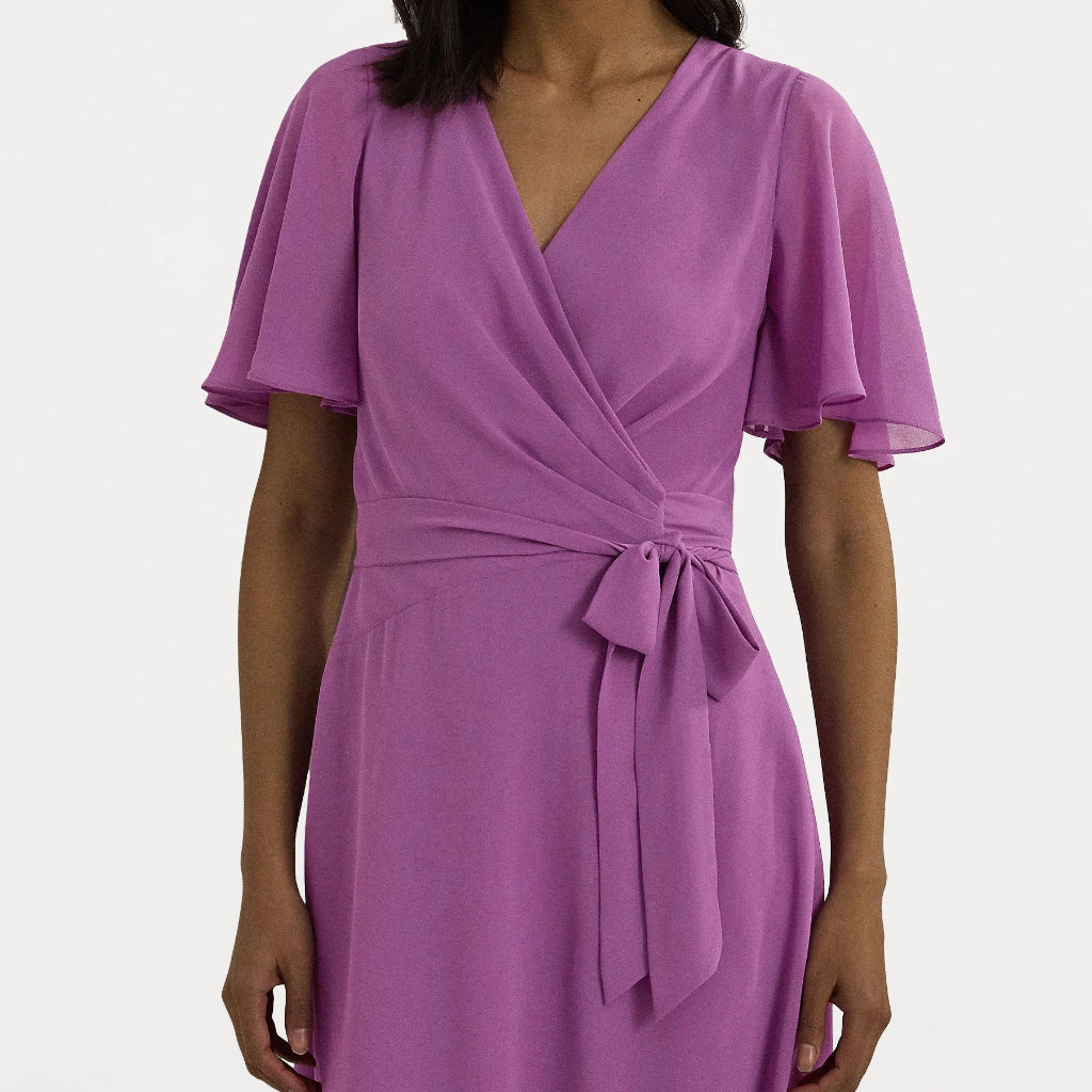 Lauren Ralph Lauren Women's Purple Cocktail Dress