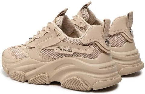 Steve Madden Women's Beige Possession Sports Sneakers | Steve Madden In Lebanon