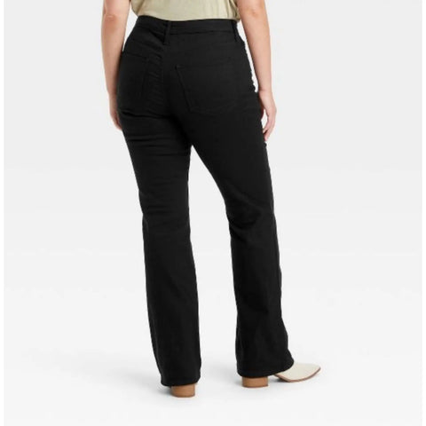 Universal Thread Women's Black High-Rise Bootcut Cropped Jeans | Universal Thread In Lebanon