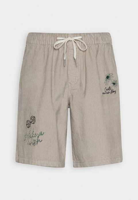 Redefined Rebel Men's Beige Ribbed Short | Redefined Rebel In Lebanon