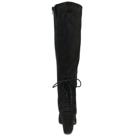 Journee Women's Black Leeda Tru Comfort Foam Block Heel Boots |Journee in Lebanon