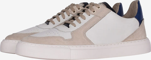Joop Men's White & Beige Retron Coralie Se Xd6 Sneakers | Joop In Lebanon