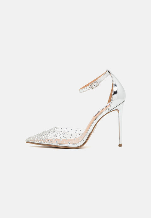 Steve Madden Women's Silver Ravaged Heel |Steve Madden In Lebanon