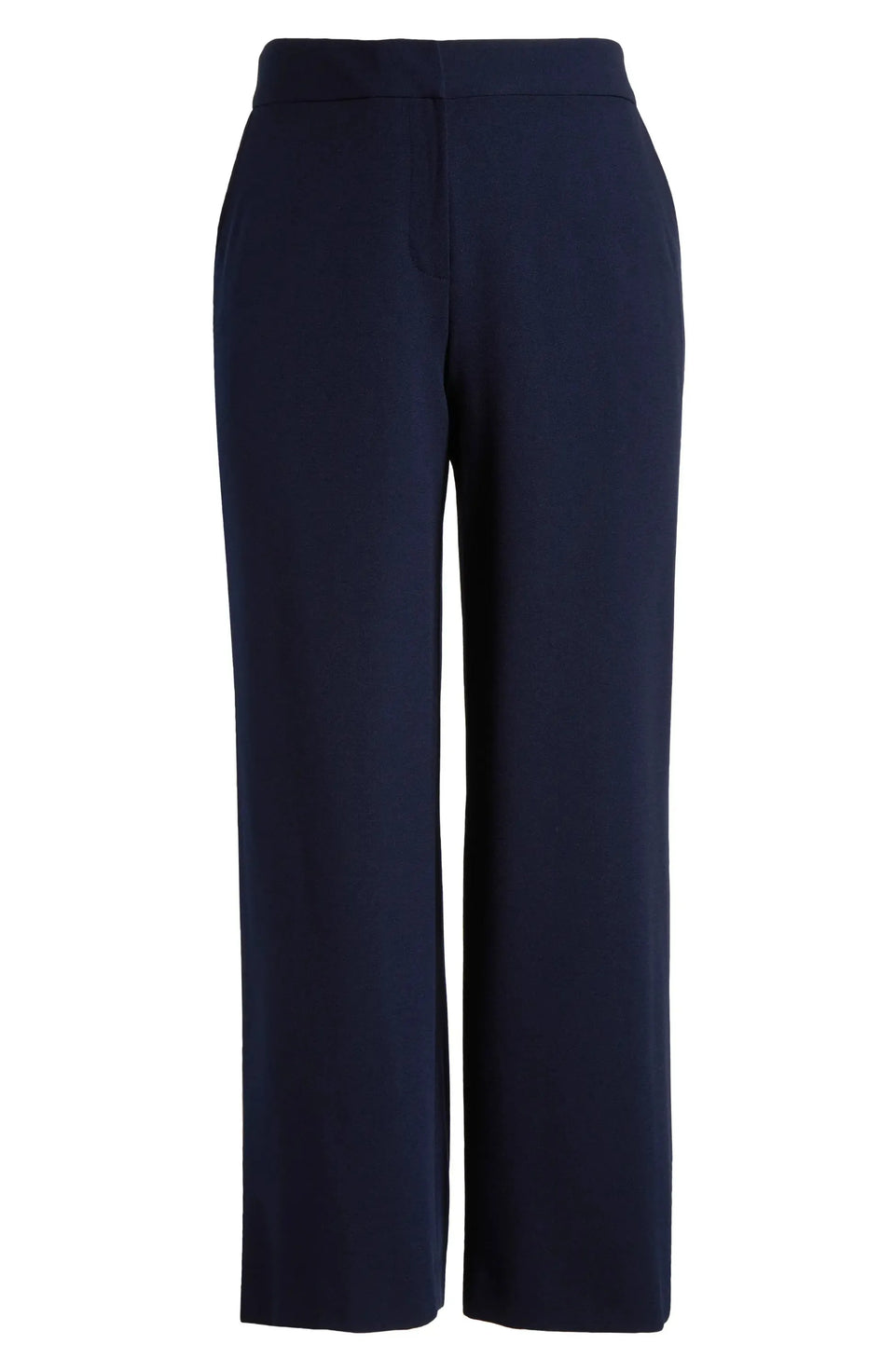 Tahari ASL Women's Navy Mid-Rise Wide-Leg Pant | Tahari ASL In Lebanon