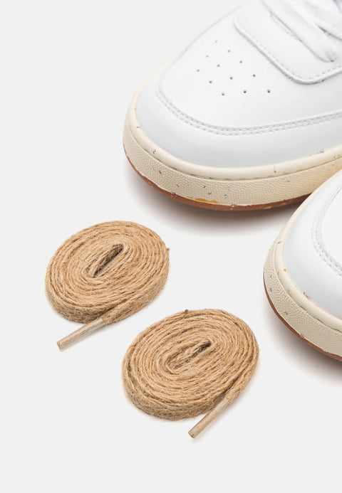 ACBS Women's White With Printed Orange Logo Sneakers | ACBS In Lebanon