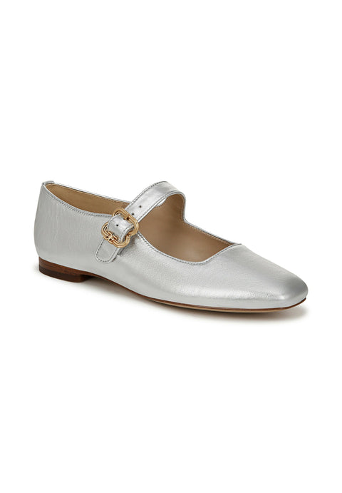 Sam Edelman Women's Silver Michaela Mary Jane Flats | Sam Edelman In Lebanon