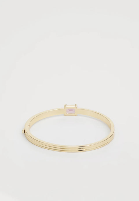 Lauren Ralph Lauren Women's Gold-Tone Color Rectangular St Pink Bracelet | Lauren Ralph In Lebanon