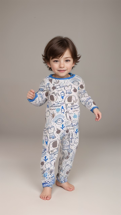 Boboli Baby Boy Multicolor Overall | Boboli In Lebanon