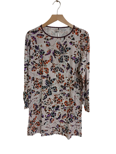 Cybele Women's Multicolor Long-Sleeve Sleep Dress |Cybele in Lebanon