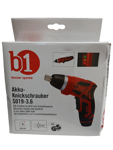 B1 Red Cordless Angle  Screwdriver S019-3.6 |B1 In Lebanon