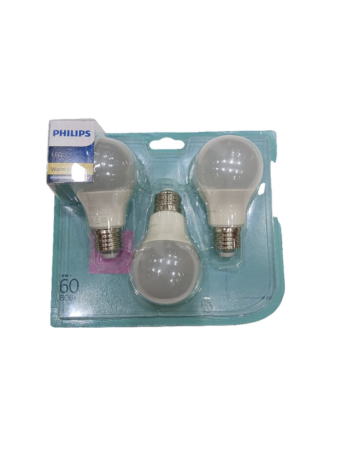 Philips Led 60W White Light Bulbs 3 Pack | Philips  In Lebanon