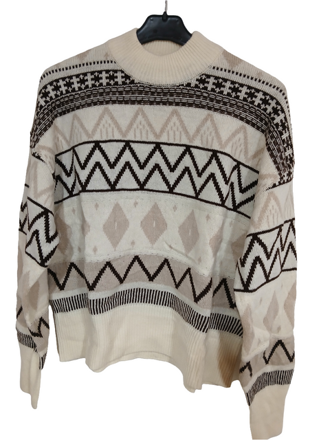LeGer Women's Beige Long-Sleeve Sweatshirt |LeGer in Lebanon