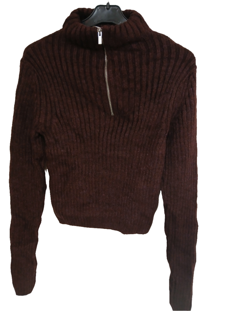 LeGer Women's Burgundy Zippered Sweatshirt | LeGer in Lebanon