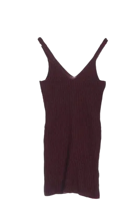 LeGer Women's Dark Purple Slim Dress |LeGer in Lebanon