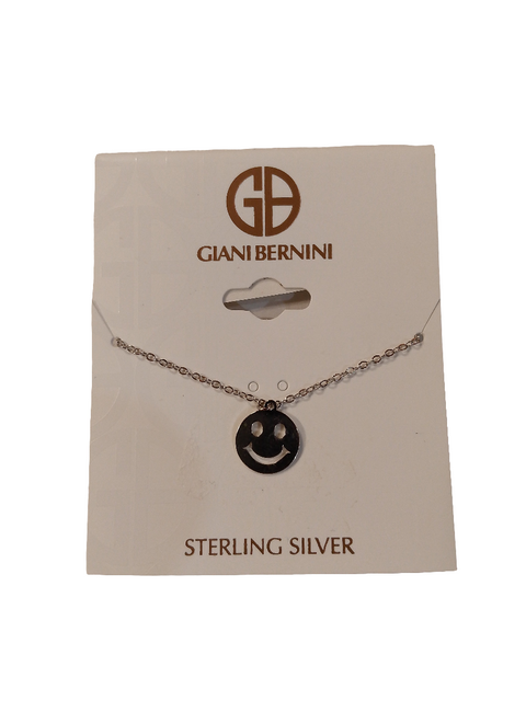 Giani Bernini Women's Smiley Face Sterling Silver 16 inch Necklace | Giani Bernini in Lebanon