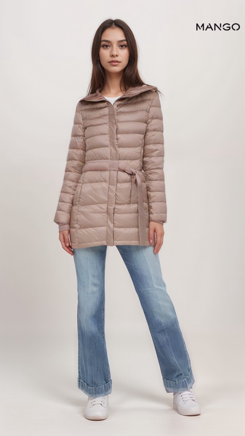 Mango Women's Pink Puffer Jacket| Mango in Lebanon